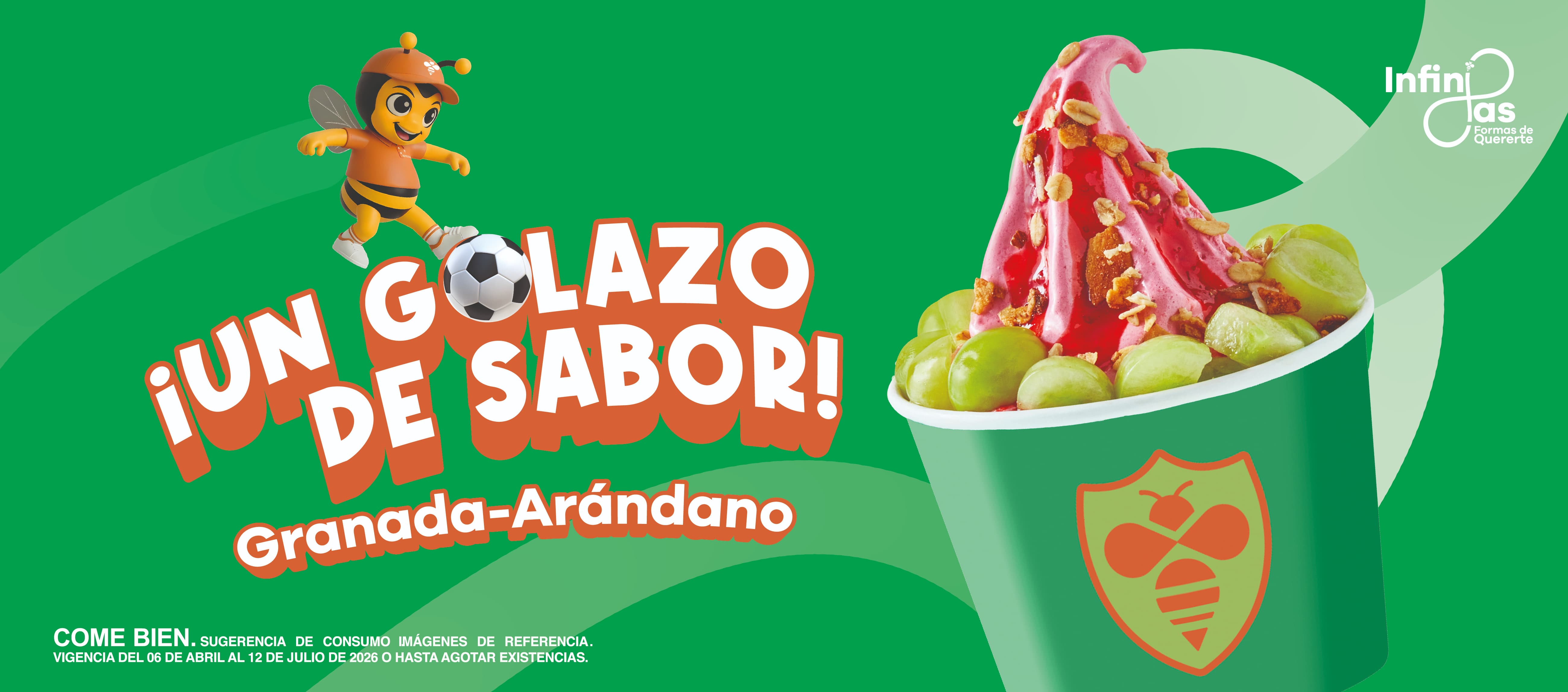 Un golazo de sabor, Nutrisa Granada Arándano